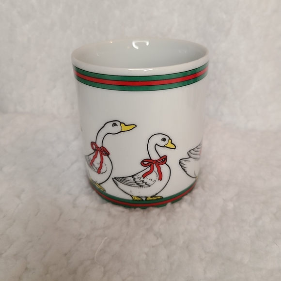 Christmas Geese Mug Vintage - Picture 4 of 6